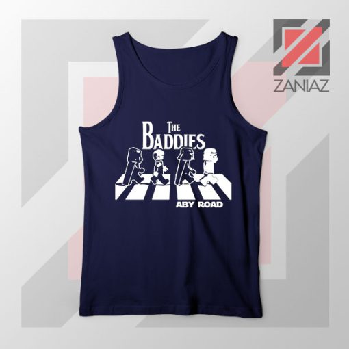 The Baddies Abbey Road Star Wars Navy Blue Tank Top