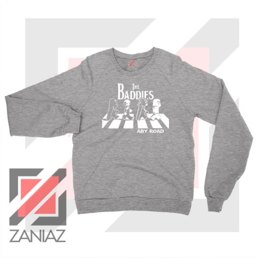 The Baddies Abbey Road Star Wars Sport Grey Sweatshirt