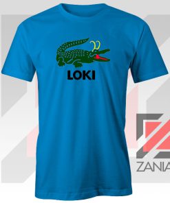 The Glorious Alligator Loki Blue Tshirt