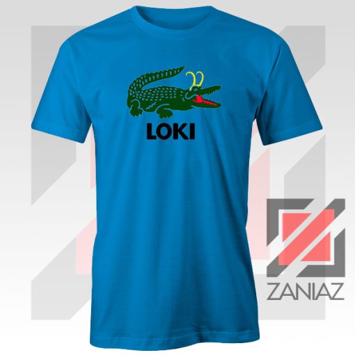 The Glorious Alligator Loki Blue Tshirt