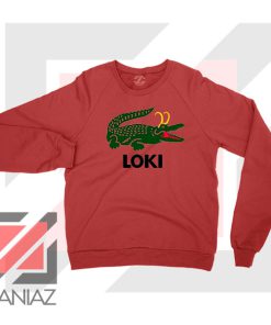 The Glorious Alligator Loki Red Sweatshirt