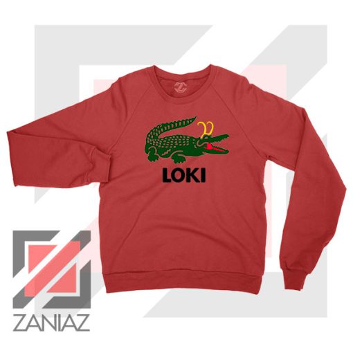 The Glorious Alligator Loki Red Sweatshirt