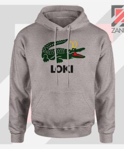 The Glorious Alligator Loki Sport Grey Hoodie