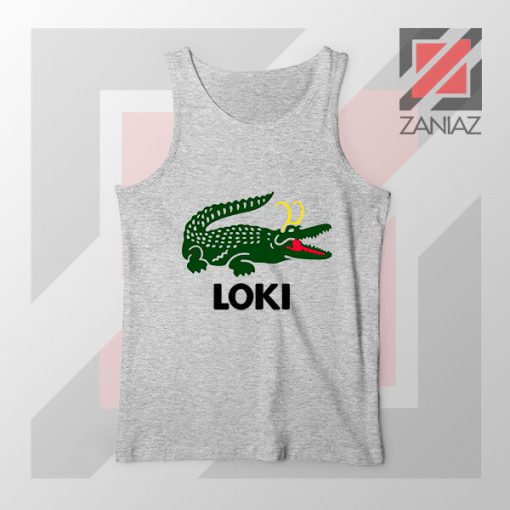 The Glorious Alligator Loki Sport Grey Tank Top