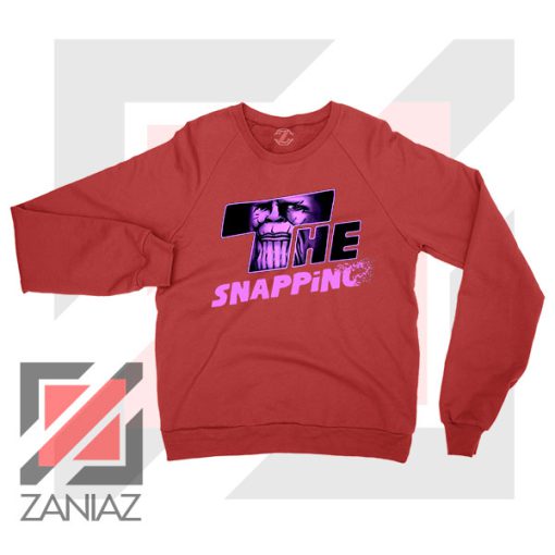 The Snapping Graphic Thanos Redd Sweatshirt