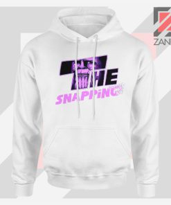 The Snapping Graphic Thanos White Hoodie