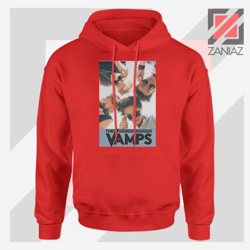 The Vamps Pop Band Red Hoodie