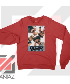 The Vamps Pop Band Red Sweatshirt