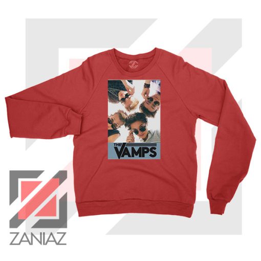 The Vamps Pop Band Red Sweatshirt