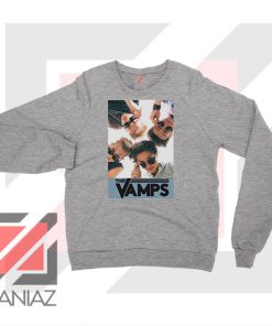 The Vamps Pop Band Sport Grey Sweatshirt