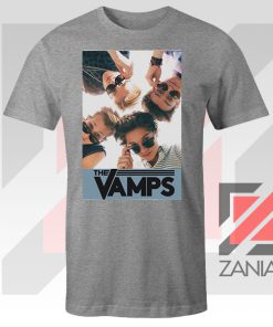 The Vamps Pop Band Sport Grey Tshirt