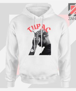 Tupac Middle Fingers Graphic Hoodie