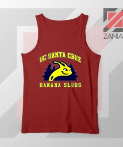 UC Banana Slugs Mascot College Red Tank Top