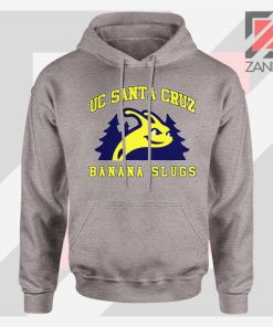 UC Banana Slugs Mascot College Sport Grey Hoodie