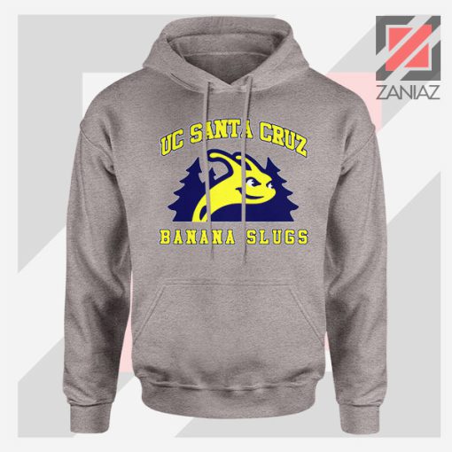 UC Banana Slugs Mascot College Sport Grey Hoodie