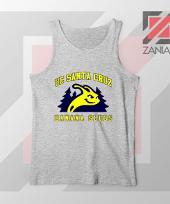 UC Banana Slugs Mascot College Sport Grey Tank Top