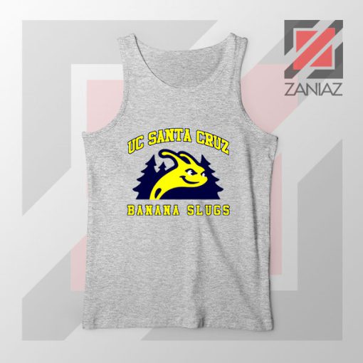 UC Banana Slugs Mascot College Sport Grey Tank Top