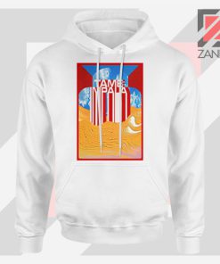 Vintage Tame Impala Designs White Hoodie