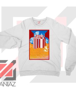 Vintage Tame Impala Designs White Sweatshirt