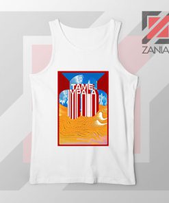 Vintage Tame Impala Designs White Tank Top