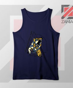 Yosemite Park Black Bear Graphic Navy Blue Tank Top