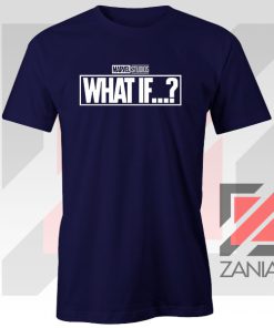 What If Marvel Series Design Navy Tshirt