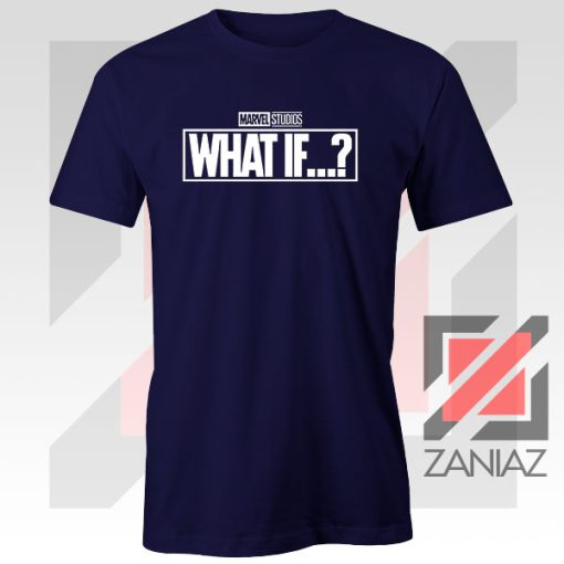 What If Marvel Series Design Navy Tshirt