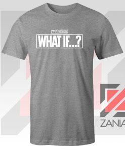 What If Marvel Series Design Grey Tshirt