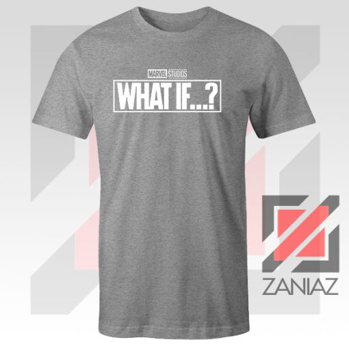 What If Marvel Series Design Grey Tshirt