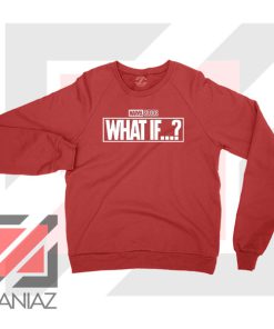 What If Marvel Series Design Red Sweatshirt