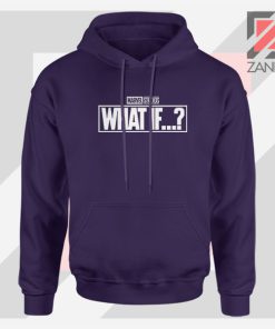 What If Marvel Series Design Navy Hoodie