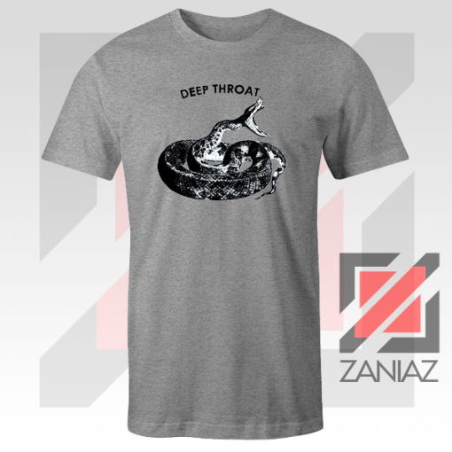 Jolt Deep Throat Rattlesnake Grey Tshirt