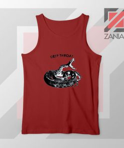 Jolt Deep Throat Rattlesnake Red Tank Top