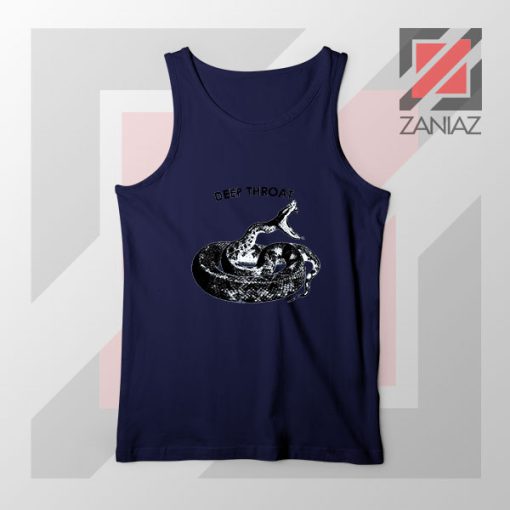 Jolt Deep Throat Rattlesnake Navy Tank Top