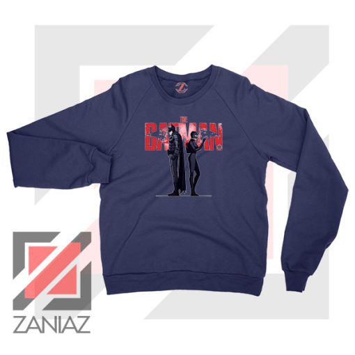 Batman Catwoman Film Navy Blue Sweatshirt