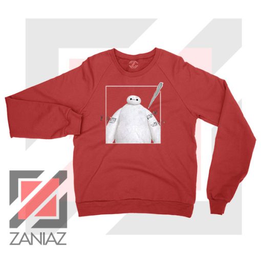 Baymax Robotics Taped Red Sweatshirt