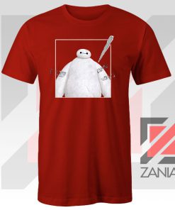 Baymax Robotics Taped Red Tshirt