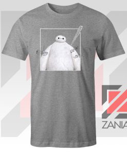 Baymax Robotics Taped Sport Grey Tshirt