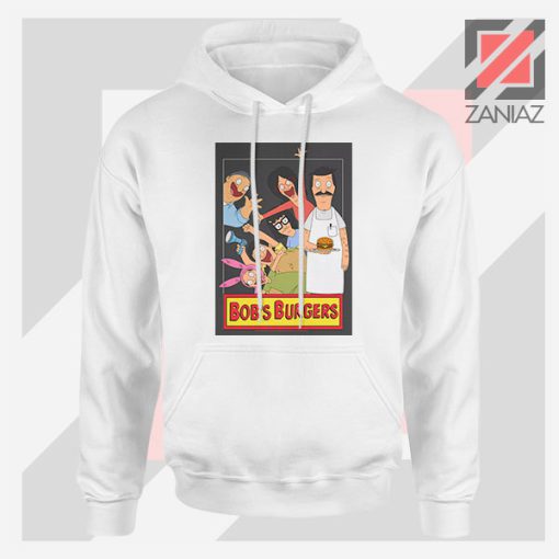 Bobs Burgers Family Design White Hoodie