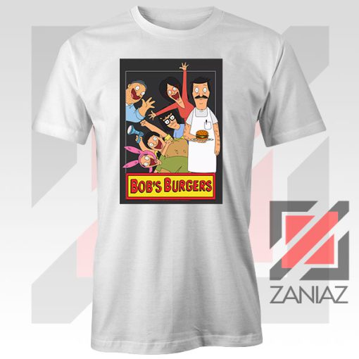 Bobs Burgers Family Design White Tee