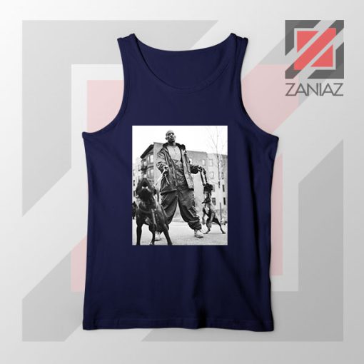 DMX The Dogs Designs Navy Blue Tank Top