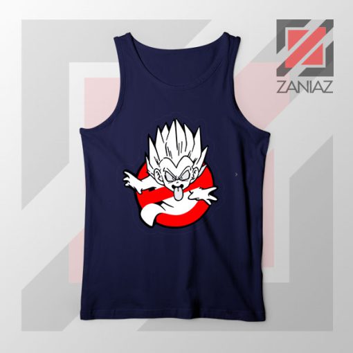 Dragon Ball Parody Ghostbusters Navy Blue Tank Top