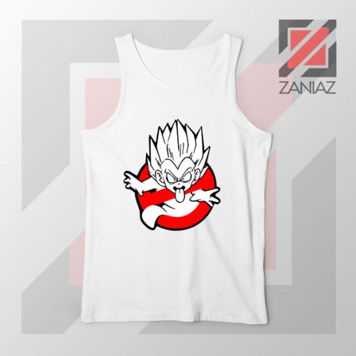 Dragon Ball Parody Ghostbusters White Tank Top