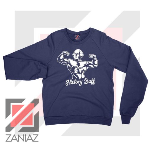 George Washington Bull Navy Blue Sweatshirt