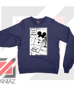 Good Gosh Opium Mickey Navy Blue Sweatshirt