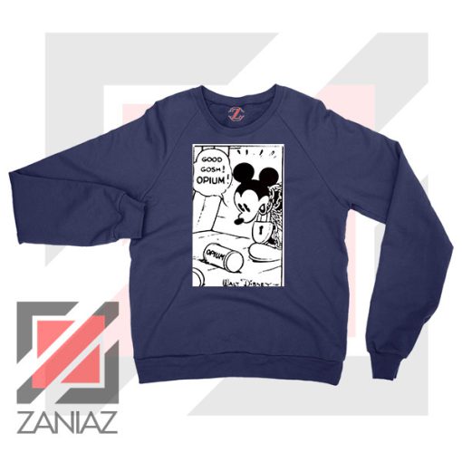 Good Gosh Opium Mickey Navy Blue Sweatshirt