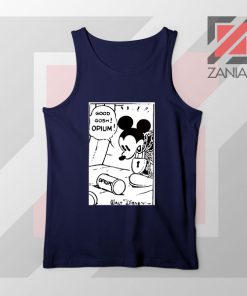 Good Gosh Opium Mickey Navy Blue Tank Top