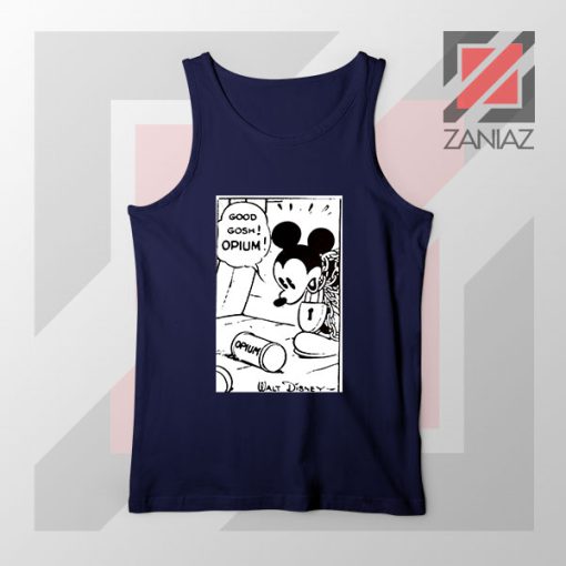 Good Gosh Opium Mickey Navy Blue Tank Top