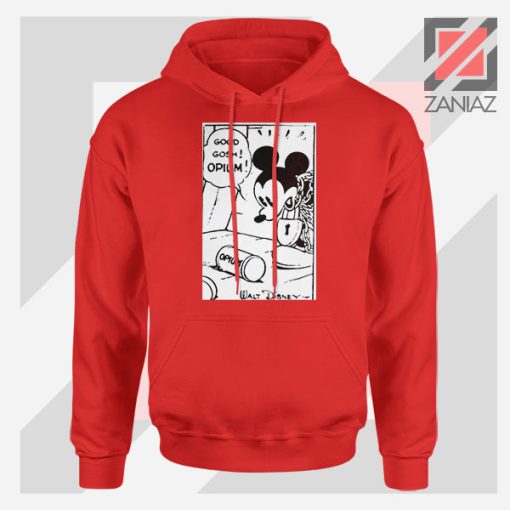 Good Gosh Opium Mickey Red Hoodie