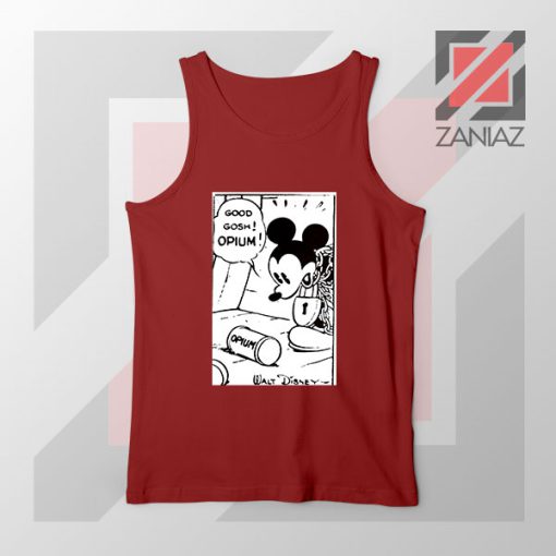 Good Gosh Opium Mickey Red Tank Top